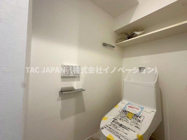 赤羽神谷サンハイツのトイレ|暗すぎず、狭すぎず、落ち着きある上質な空間が再現されたお手洗い。