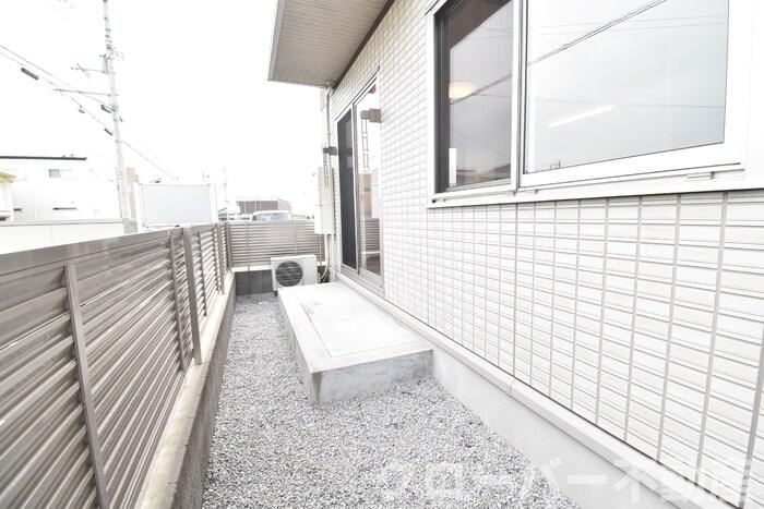 セジュール澄Ⅰ A棟の庭|専用庭