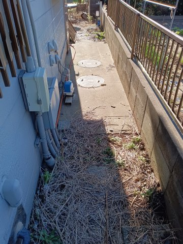 【前面道路含む現地写真】 | 山武市松ケ谷ロ　平屋中古戸建