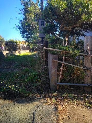 【前面道路含む現地写真】 | 山武市松ケ谷ロ　平屋中古戸建