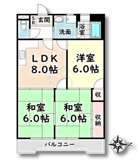 【間取り】 | スカイメゾン【名古屋市賃貸・ペット可】