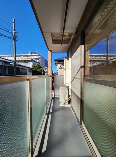 ガーデンアベニューのバルコニー