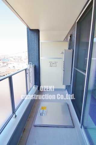 リーブルファイン大袋駅前のバルコニー