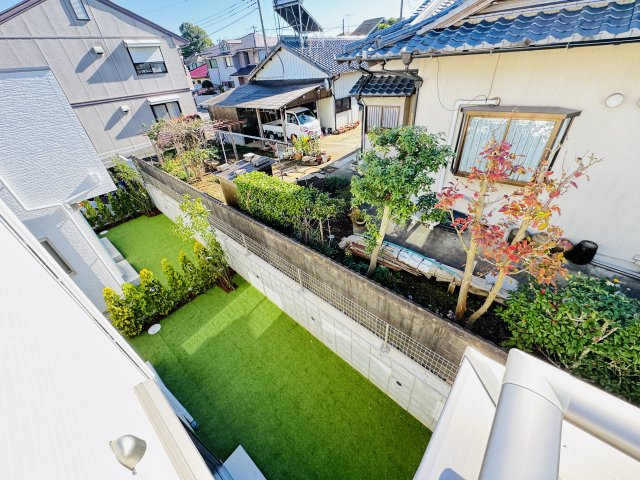柏市花野井新築戸建【花野井小学校：7分】の展望|バルコニーより南側眺望