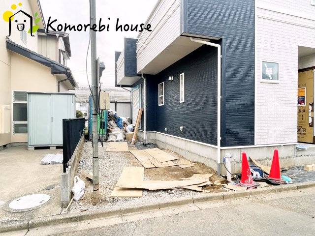 北本市二ツ家4丁目　新築一戸建て　ブルーミングガーデン　01の前面道路含む現地写真|撮影：'25/12/23