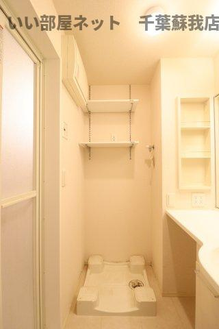 クレールコートの洗面所|洗濯機置場