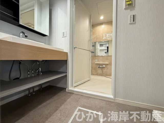 ベルパーク湘南茅ヶ崎E館の脱衣所|新規リフォーム完了！　脱衣スペース