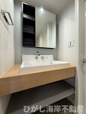 ベルパーク湘南茅ヶ崎E館の独立洗面台|新規リフォーム完了！　洗面化粧台