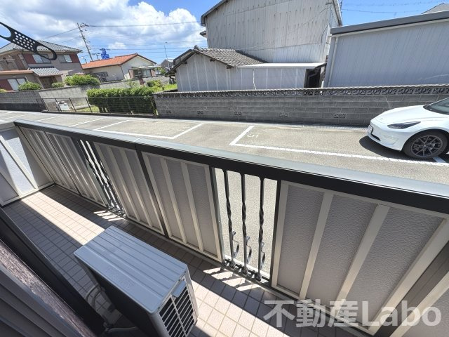 トアエーユBのバルコニー