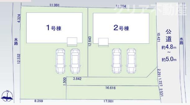 【区画図】 | 前橋市前箱田町１期　2号棟