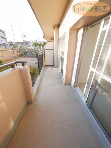 エクセランス大久保Ⅰ番館　1階のバルコニー