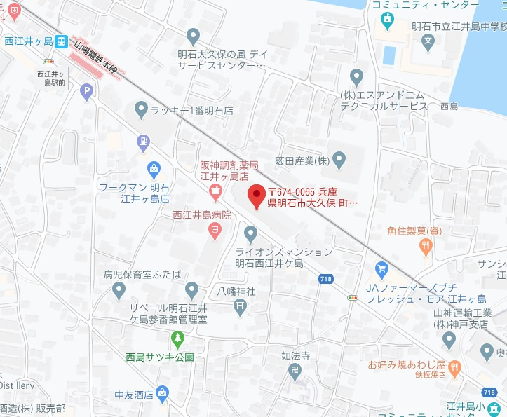 エクセランス大久保Ⅰ番館　1階の地図
