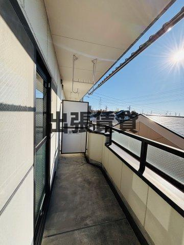 仲介手数料0円！鈴の木ハイツCのバルコニー