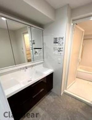 シテヌーブ北千住30A棟の洗面所|ドキドキの新生活も、安心してスタート。ぴったりの住まいを見つけませんか？クランディアが一緒に住まい選びをサポートします‼　まずは、お気軽にお問合せください　＃クランディア