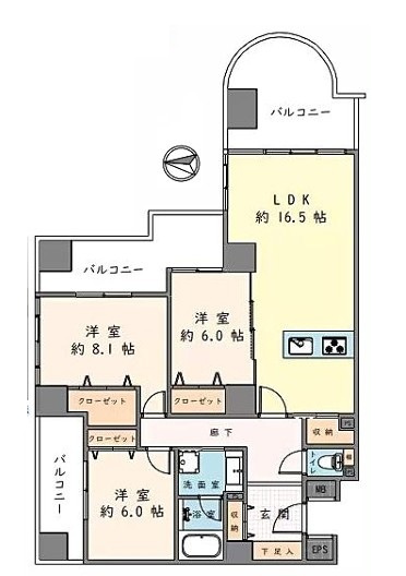 シテヌーブ北千住30A棟の間取り|ドキドキの新生活も、安心してスタート。ぴったりの住まいを見つけませんか？クランディアが一緒に住まい選びをサポートします‼　まずは、お気軽にお問合せください　＃クランディア