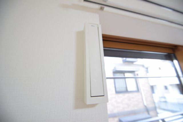 ベイシティの設備|収納式の室内物干し