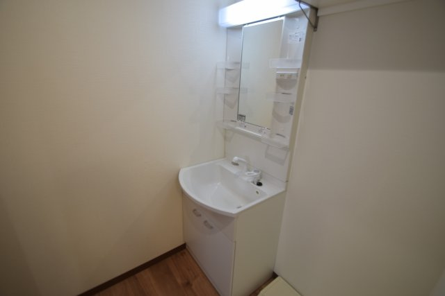 ベイシティの洗面所|広い洗面スペース