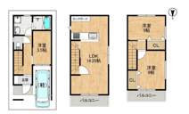 高槻市寿町２丁目　新築戸建の画像