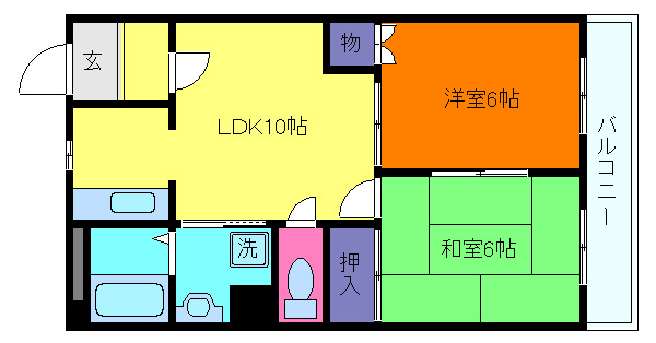 ヴィンテージ御影の間取り
