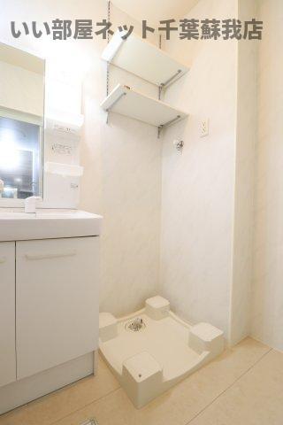 レムロード・Ｍの洗面所|洗濯機置場