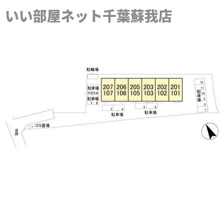 レムロード・Ｍの区画図