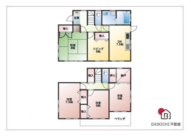 【間取り】 | 本庄市児玉町児玉　中古戸建