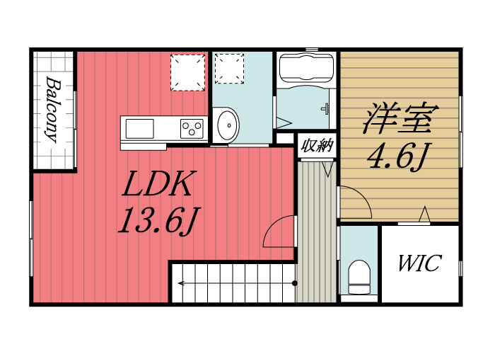 【間取り】 | メゾン・ウェルストーン　Ⅰ