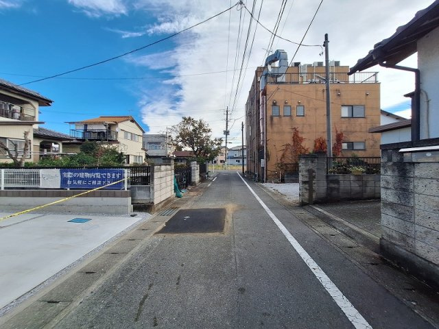 リーブルガーデン.Ｓ高崎石原町第24 6号棟の前面道路含む現地写真|現地撮影
