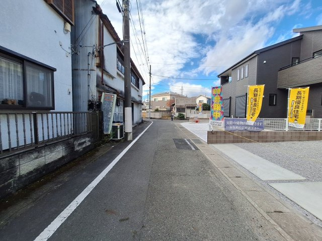 リーブルガーデン.Ｓ高崎石原町第24 6号棟の前面道路含む現地写真|現地撮影