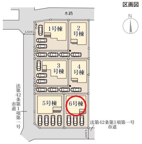 リーブルガーデン.Ｓ高崎石原町第24 6号棟の区画図