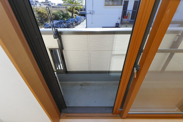 ハイツマコトCのバルコニー