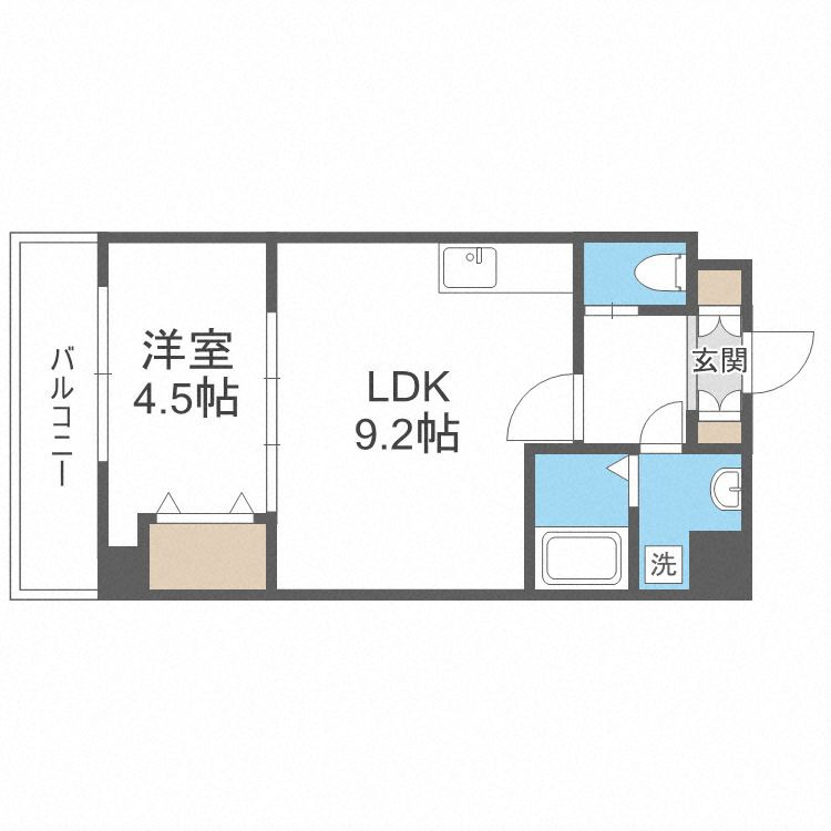 テングッド藤崎の間取り