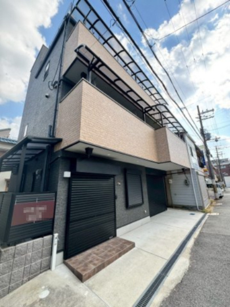 守口市金田町2丁目の前面道路含む現地写真