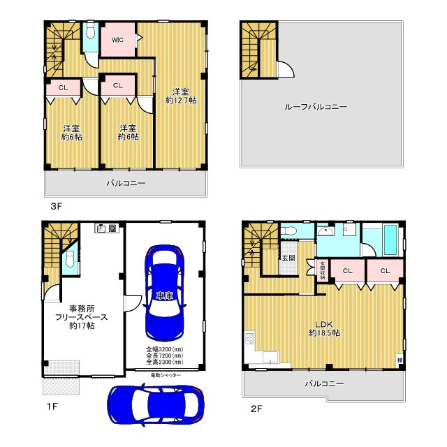 守口市金田町2丁目の間取り