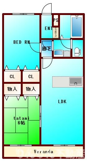 【間取り】 | コスモパート Ⅱ