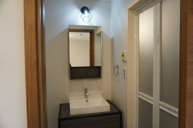 えんじゅハイツの独立洗面台