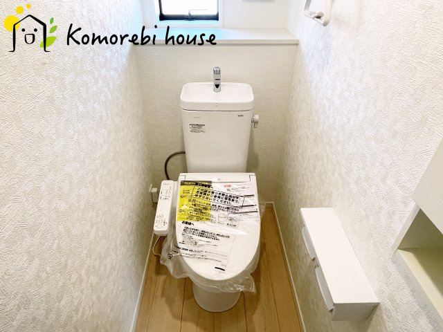 鴻巣市箕田　第9　新築一戸建て　クレイドルガーデン　01のトイレ|トイレもきれいです