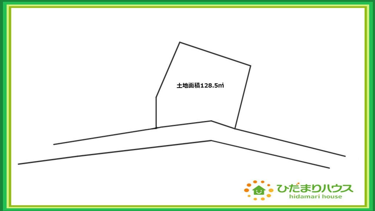 日立市旭町三丁目　売地の区画図