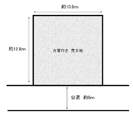 加古川市野口町北野　土地の土地図|敷地約43.2坪です。