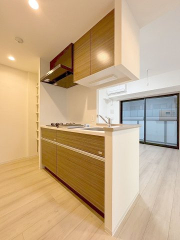 「防音マンション」GRAN PASEO 上野御徒町のキッチン|コンパクトなキッチンで掃除もラクラク