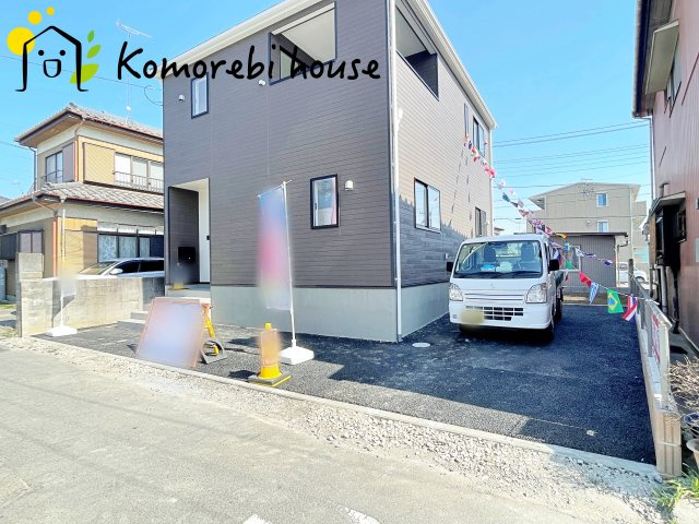 鴻巣市箕田　第9　新築一戸建て　クレイドルガーデン　02の駐車場|駐車スペースもあります