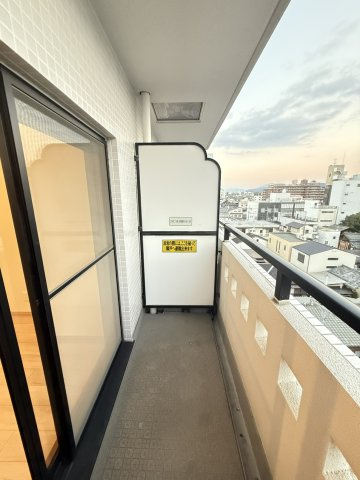 シンフォニー桃山のバルコニー|東側のバルコニーです。