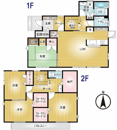 【間取り】 | 高崎市三ツ寺町　中古住宅