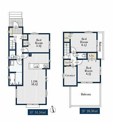 泉区白百合1丁目 土地 3170万円の参考プラン