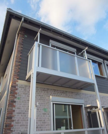 ラッキーヒルズⅡのバルコニー