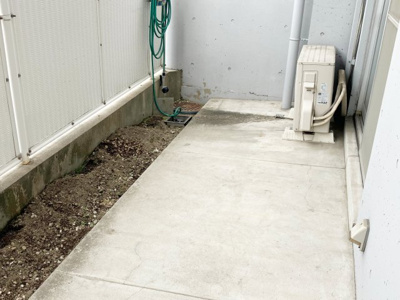 【バルコニー】 | パレ東塚口Ⅱ | 水栓があるため、お花の水やりやお掃除もラクラク♪