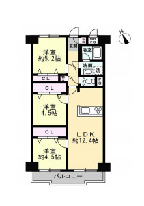 蓮田ビューパレーB棟の間取り