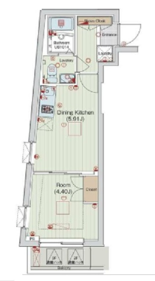 セリュークス田園調布南の間取り|間取り