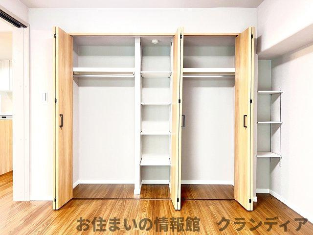ローズタウン草加A棟の収納|ドキドキの新生活も、安心してスタート。ぴったりの住まいを見つけませんか？クランディアが一緒に住まい選びをサポートします‼　まずは、お気軽にお問合せください　＃クランディア