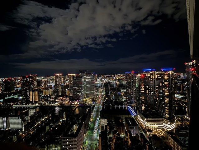晴海・豊洲市場方面の夜景